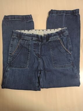 Nano Girls Blue Denim Jeans with Studded Pockets
